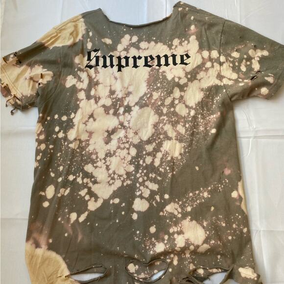 Supreme x Slayer collab distressed oversized t shirt authentic supreme - Picture 9 of 12